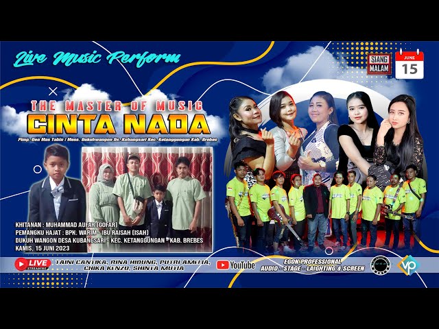 LIVE MUSIK ORKES DANGDUT CINTA NADA | SHOW DUKUH WANGON DESA KUBANGSARI 15/06/2023 class=