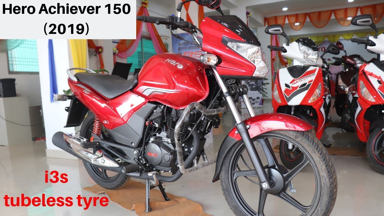 New Hero Achiever 150 With I3s Update 2019 Complete Review With Price Features Mileage Youtube