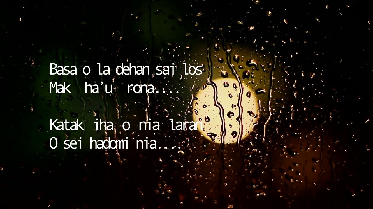 [Musika Timor]  Lyric Lia Menon _ Robby Sanety