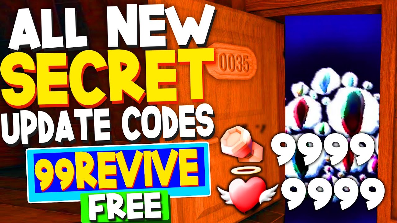 ALL 4 NEW *FREE REVIVES* UPDATE CODES in DOORS CODES! (Doors Codes