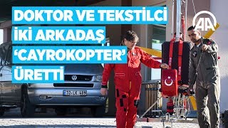 Doktor ve tekstilci iki arkadaş çayrokopter üretti Resimi