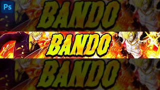 PS SPEEDART: ONE PIECE SANJI YOUTUBE BANNER 2