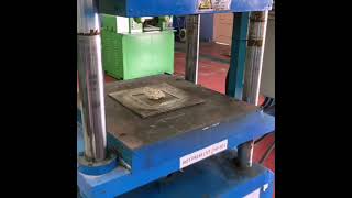 Plastics test specimen preparation using cold press
