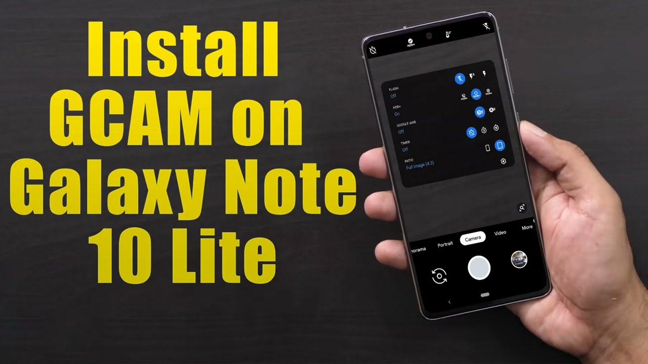 Download GCAM(Google Camera) Port for Samsung Galaxy Note10+ in