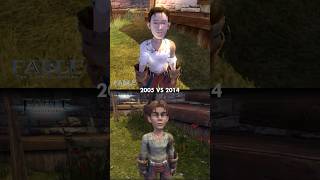 😲 Fable: Face Detail Evolution (2005 vs 2014) #shorts