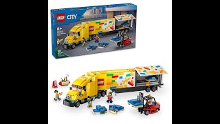 Lets Build LEGO Yellow Delivery Truck vs. American Truck Simulator screenshot 2
