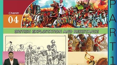 SSLC SS1 4 CHAPTER BRITISH EXPLOITATION AND RESISTANCES PART 1