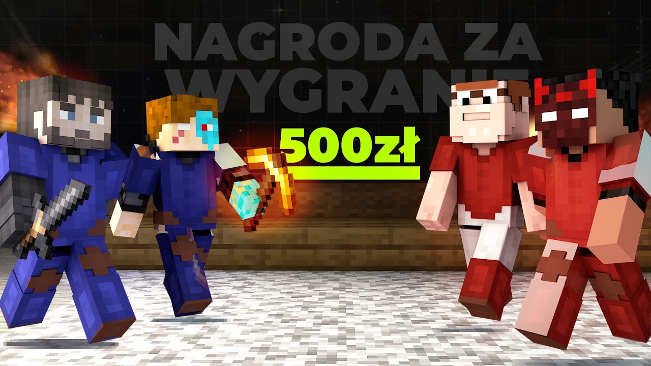 Minecraft BedWars o 500zł! | Epicka Walka o Nagrodę!