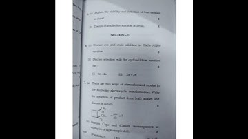 MDU MSc chemistry 4 th semester organic special lV 2021