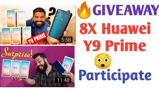 ?Huawei Y9 Prime Giveaways Technical guruji|| Trakin tech