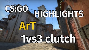 CS:GO highlights ArT 1vs3 clutch FURIA vs Heroic (Inferno)