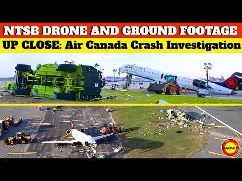 JUST IN: NTSB Drone And Ground Investigation Footage Released: UP Close And Personal