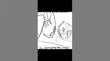 No interrupting the judge!! #billiebustup #gamedev #storyboard #fyp #videogames #animation