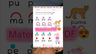 Cómo enseñar a leer el grafismo fonético método fonético silábico ❤️💕 preescolar