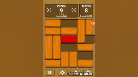 Unblock Me FREE Intermediate level 9