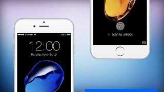 Animated Finger Scanner on iPhone Lock Screen Best Jailbreak tweak | LockGlyphX screenshot 2