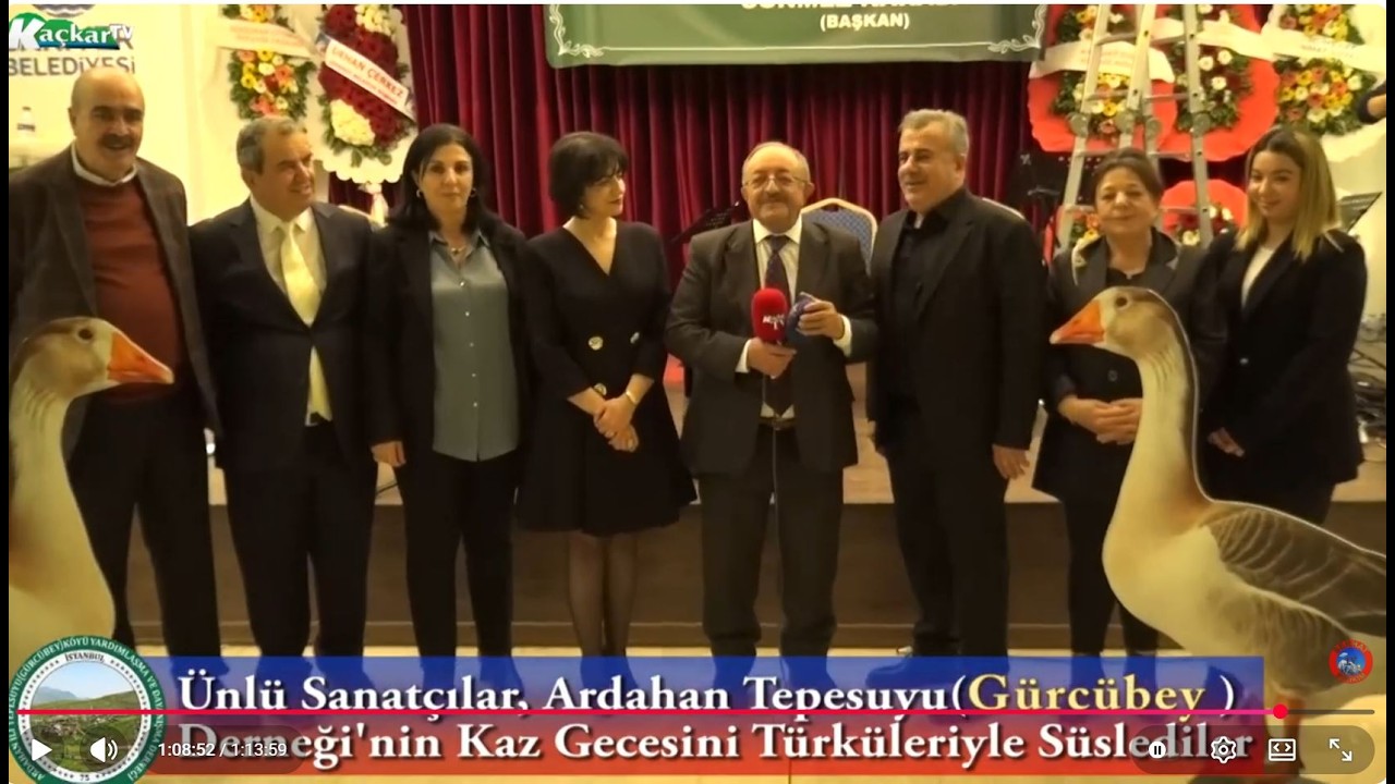 Ünlü Sanatçılar, Ardahan Gürcübey Derneği'nin Kaz Gecesini Türküleriyle Süslediler