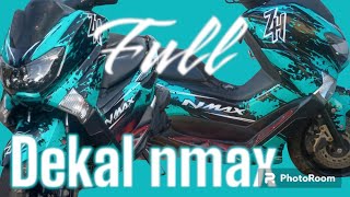 decal nmax old warna tosac hitam motip bercak