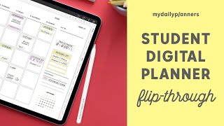 Student Digital Planner on iPad