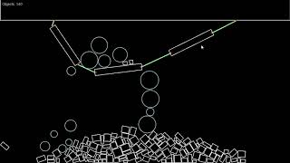 2D physics engine: Joint like behaviour test