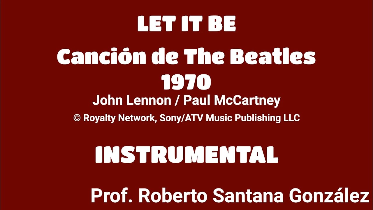let it be the beatles karaoke