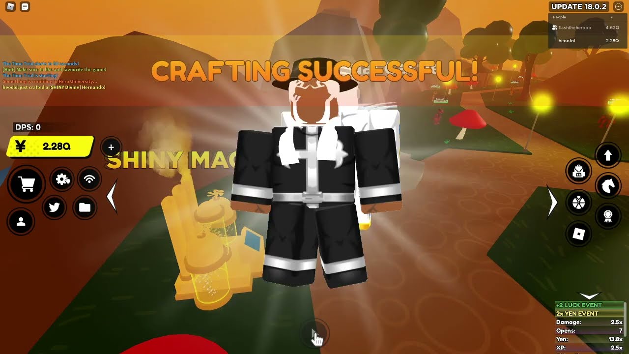 Getting shiny divine Hernando (anime fighters)