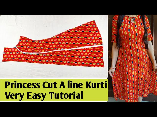 Buy Dileep Tailors Princess Cut Kurti Paper Cutting Patterns With Cutting  Tutorial Book Set Of 3 Size 32,36,40 Book Online at Low Prices in India |  Dileep Tailors Princess Cut Kurti Paper