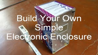 Based on a technique devised by dad and me over 30 years ago, i
present simple way to build enclosures for electronic projects. the
advantage with this app...