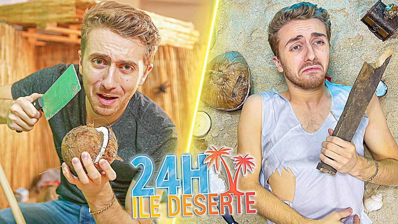 VIVRE SUR UNE ÎLE DESERTE PENDANT 24H ( dans mon salon )