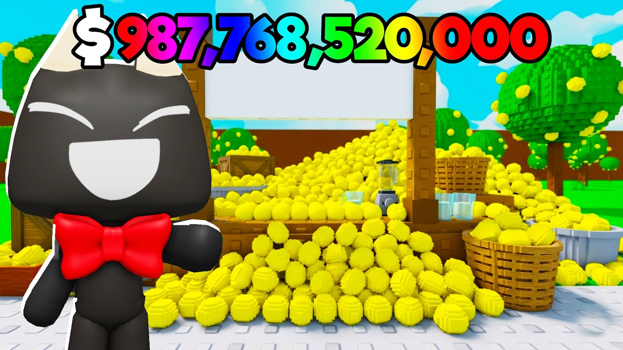 GANE $987,239,899 VENDIENDO LIMONES en ROBLOX