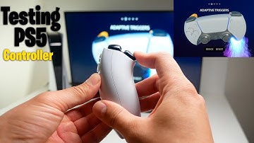 PlayStation 5 DualSense Controller Experience - Testing Heptic Rumble, Touch, Motion and Microphone
