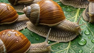The Rare Life of Albino Snails | Harmony in the Slow Micro-World