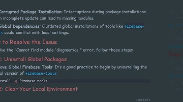 Resolving the Cannot find module 