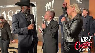 Paramount Plus 1883 World Premiere: Jeff & Aimee Interview LaMonica Garrett At Wynn Las Vegas