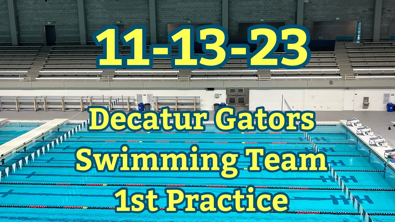 👉 111323 Decatur Gators high school swimming team (Short video) YouTube