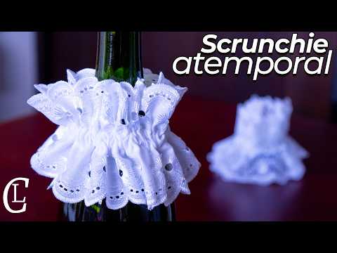 Un nuevo modelo de scrunchie:  tutoríal fácil y rápido,para ti/ regalar o idea de emprendimiento.