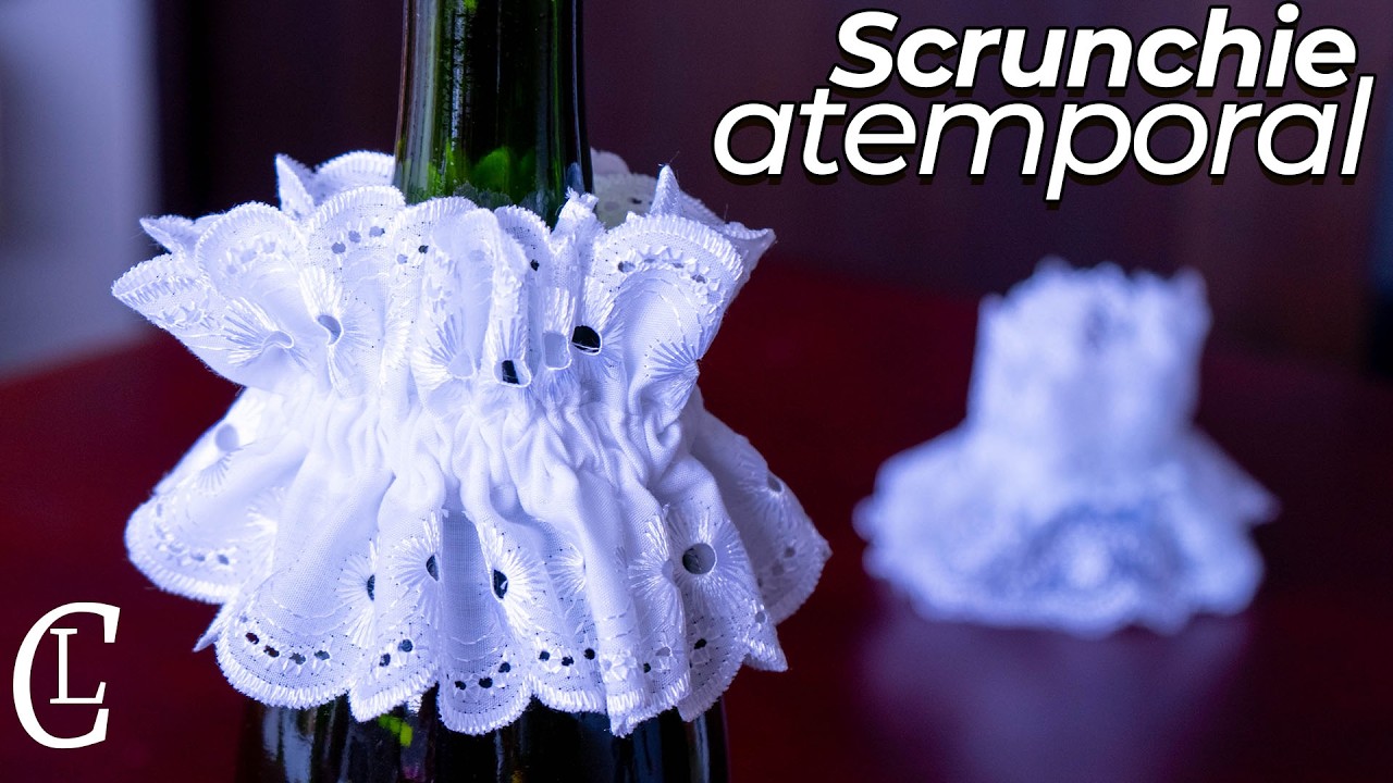Cómo hacer scrunchies o coleteros con encaje: para ti, para regalar o idea de emprendimiento