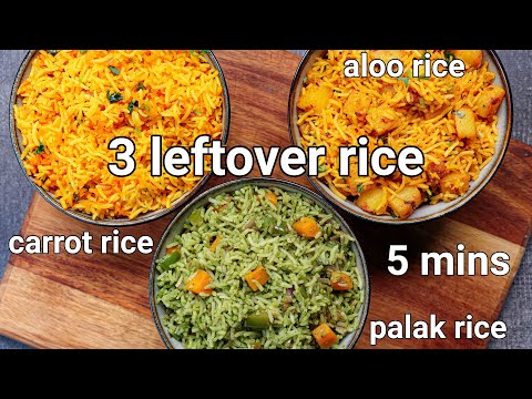 3 instant lunch box vegetable rice recipes with leftover rice  leftover instant rice lunch box idea
