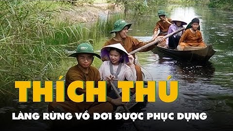 Làng rừng Vồ Dơi được phục dựng ở U Minh hạ khiến du khách thích thú