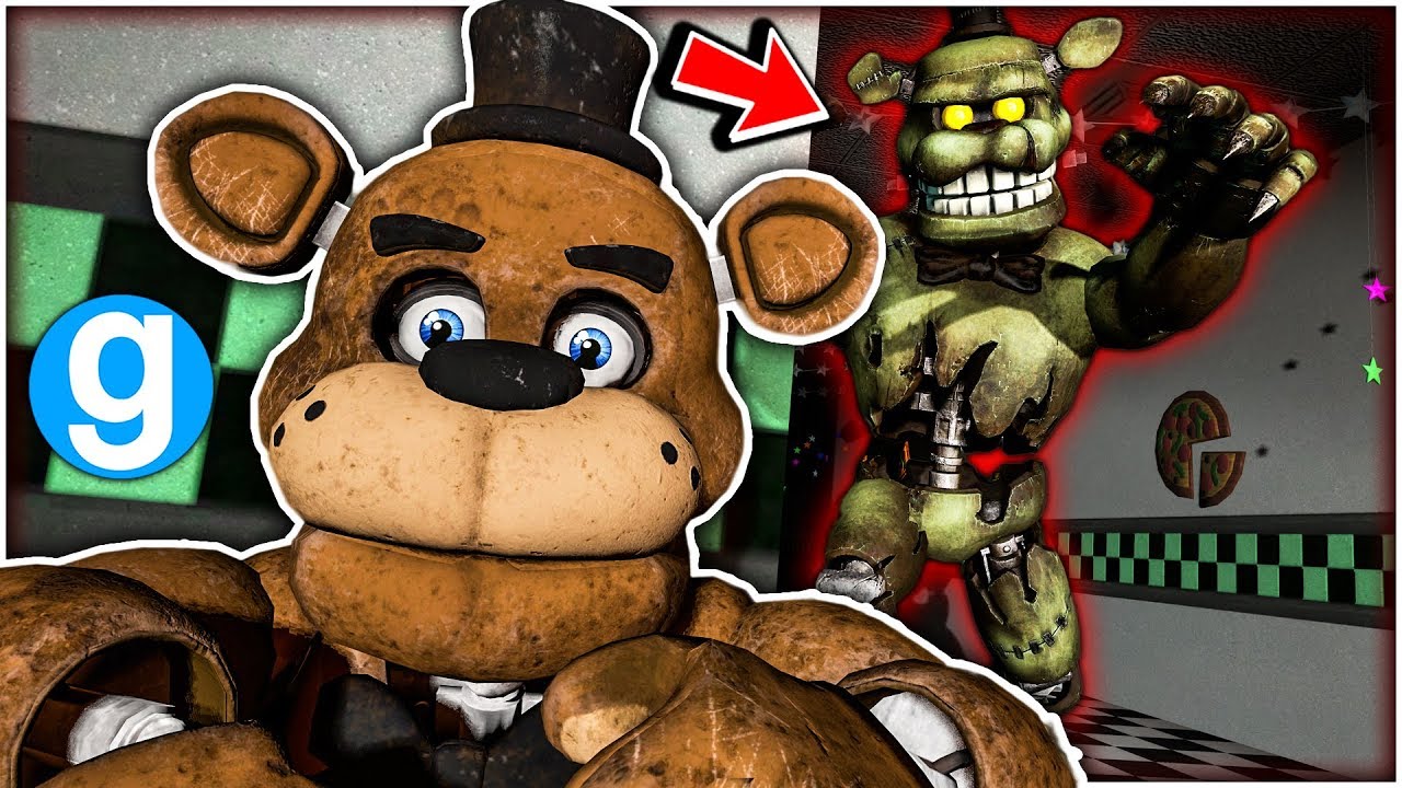 Springtraps Jumpscare Five Nights In Anime By - roblox shrink ray id