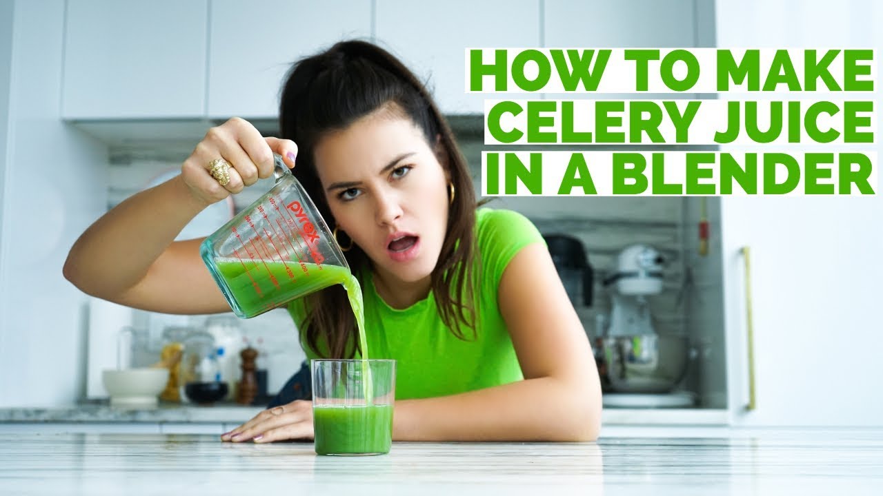 How to Make Celery Juice with a Food Processor