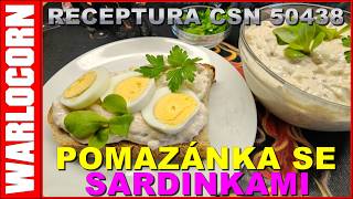 Pomazánka se sardinkami ČSN 50438 - RETRO #warlocorn