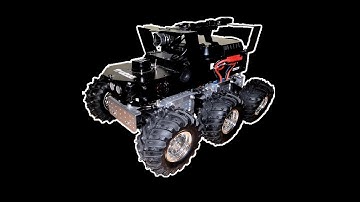 The simulation model of mobile robot (V-REP & ROS & MATLAB)