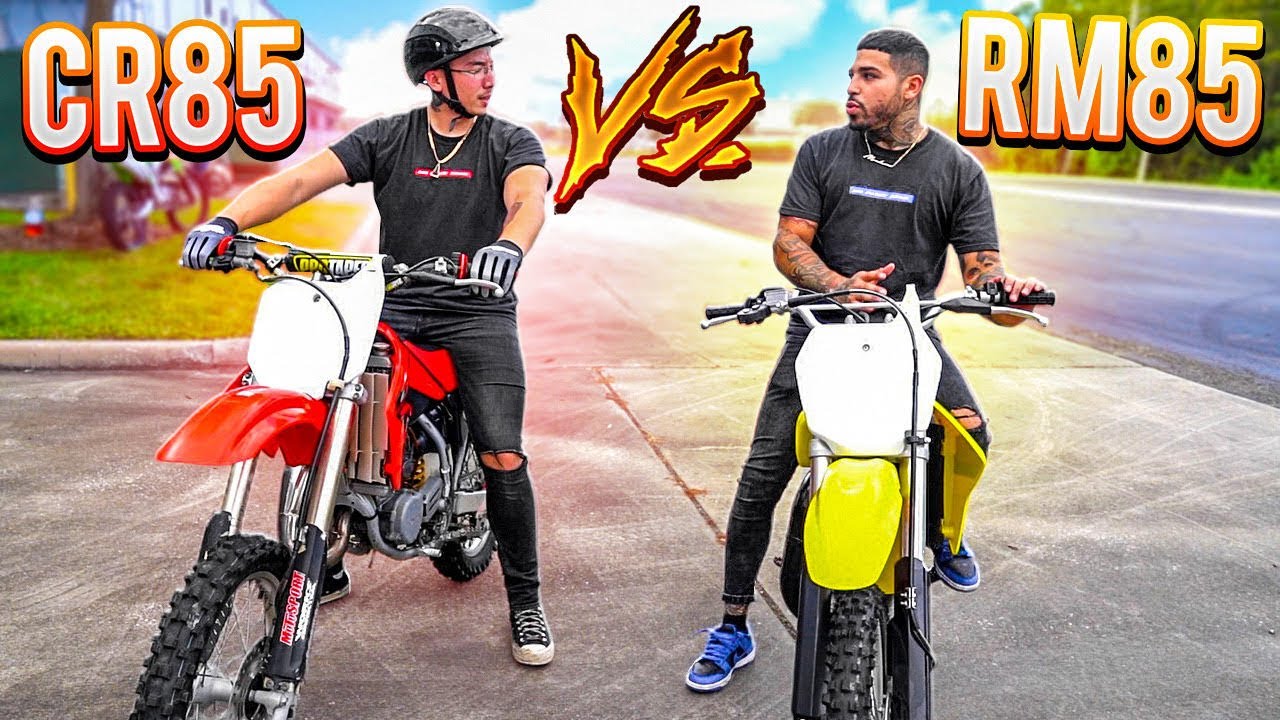 85Cc Dirtbike Battle Which Bike Is Better ! ( Cr85 Vs Rm85 ) | Braap Vlogs
