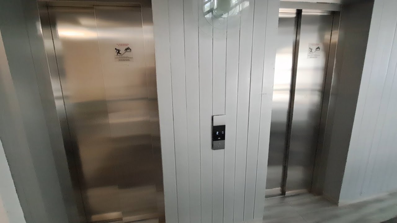 2x 2019 Kone KSS280 MonoSpace MRL traction lifts@ MyContinental Suceava ***, Suceava, RO