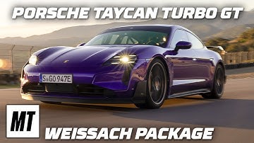 Record-Breaking Porsche Taycan Turbo GT with the Weissach Package! | MotorTrend