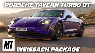 Record-Breaking Porsche Taycan Turbo GT with the Weissach Package! | MotorTrend