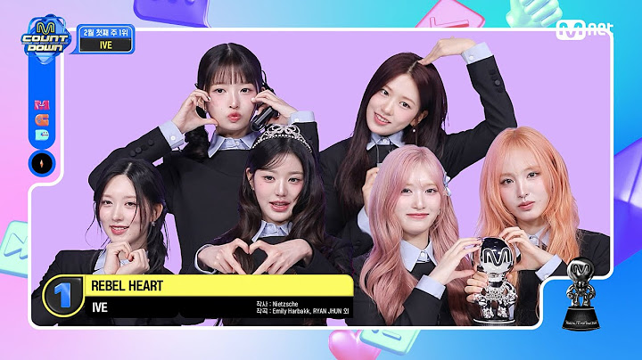 2월 1주 1위 'IVE'의 'REBEL HEART' 앵콜 무대! (Full ver.) #엠카운트다운 EP.874
