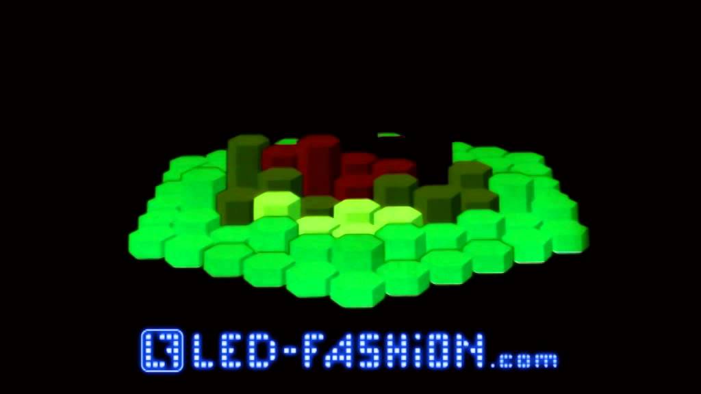 LED T-shirts - Equalizer T-shirt