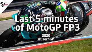 Final 5 minutes of #motogp fp3 turns into mini qp ⏱️ enjoy the
closing stages free practice session in brno as premier class grid
gave it ev...